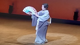櫻井澄子さんの見事な舞踊