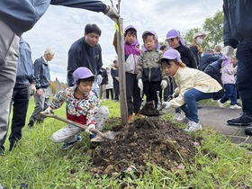 さくら堤 植樹
