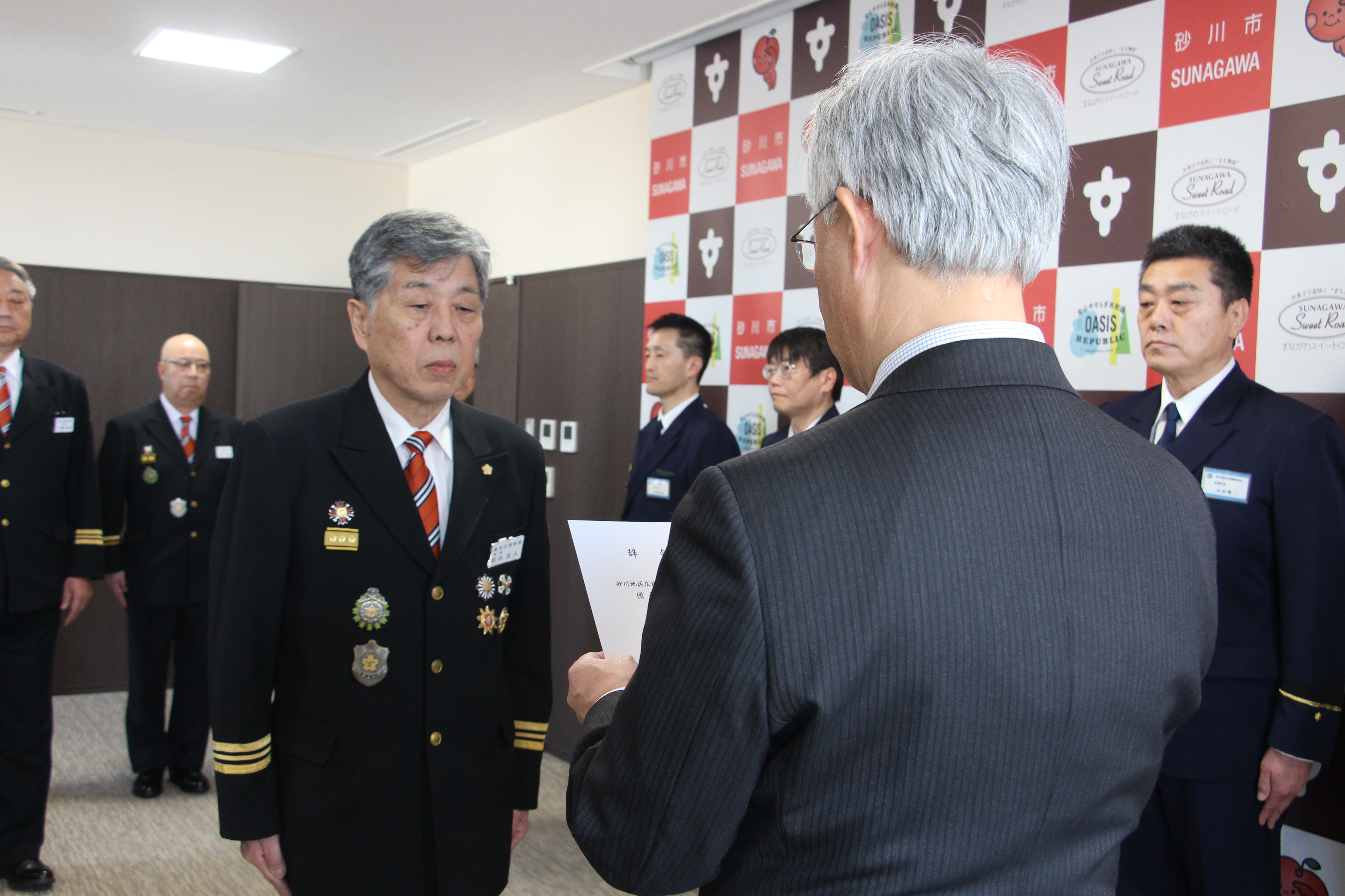 奈井江消防団 石川正人団長
