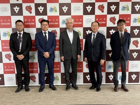 札幌開発建設部　平山部長来訪