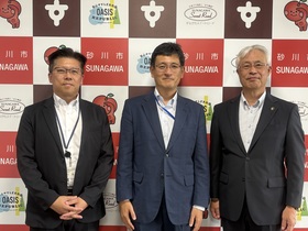 札幌開発建設部　赤川部長来訪