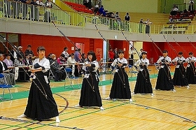 北海道弓道連盟中部地区春季弓道大会の写真