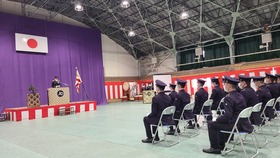 滝川駐屯地自衛官候補生課程入隊式