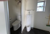 選手用トイレ
